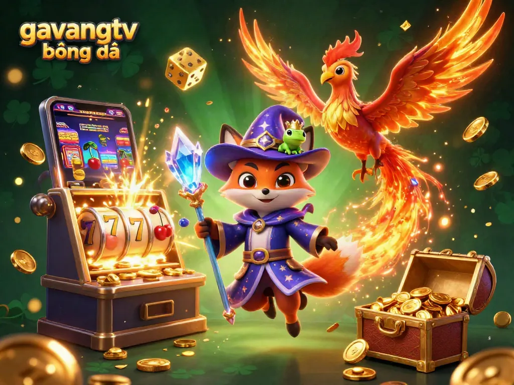 Experience the thrill of gavangtv bóng đá with vibrant 3D characters and exciting casino elements.