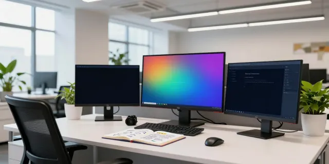 Tech professional optimizing instant indexing tools in a modern office.