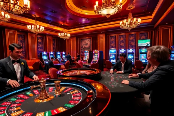 Experience the thrill of F168 VIP with high-stakes poker and luxury ambiance in a casino.