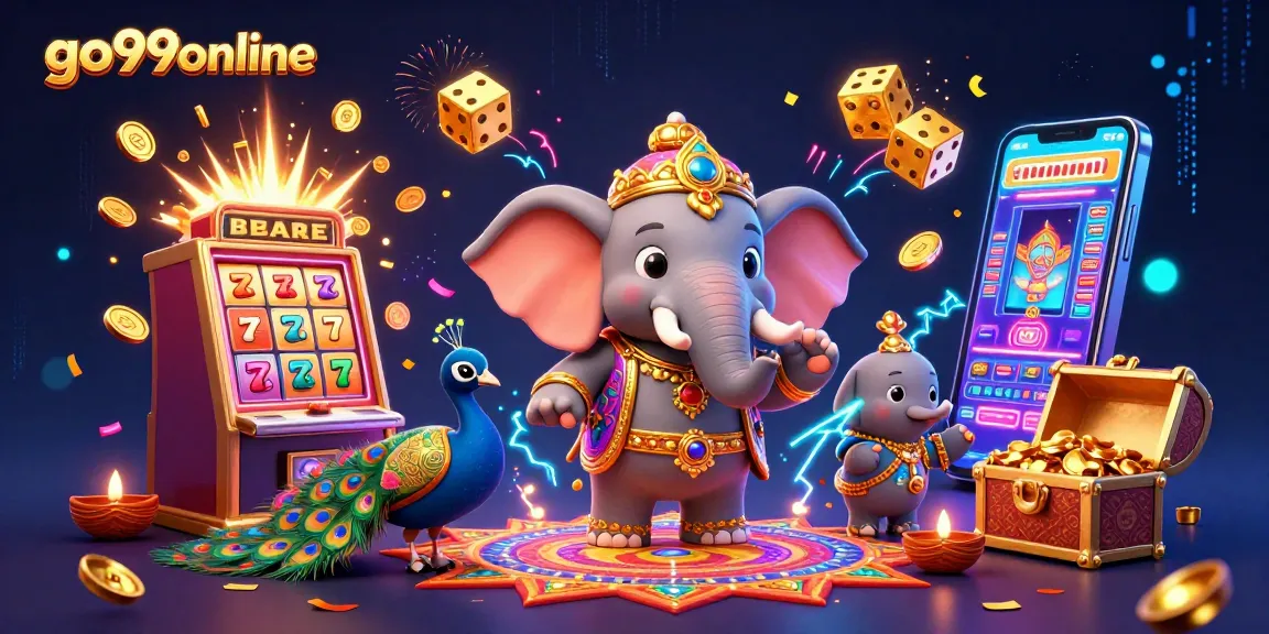 Experience immersive gameplay with go99online's colorful casino elements and vibrant atmosphere.
