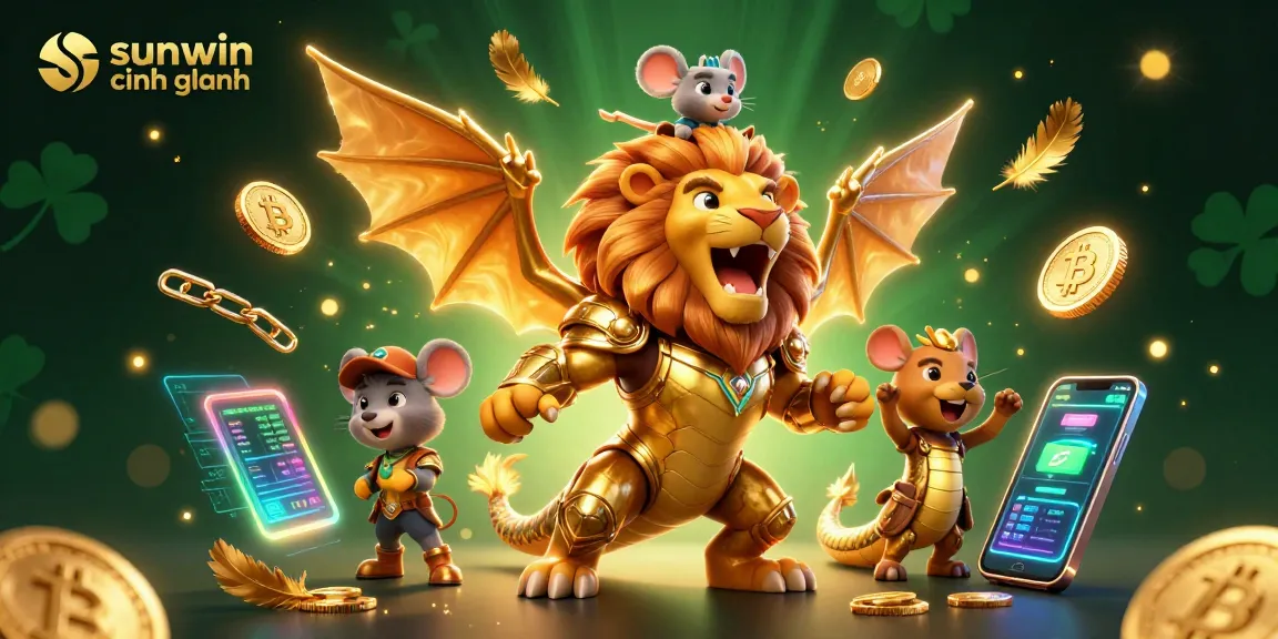 Engage with sunwin chính hãng in an epic casino adventure featuring roaring chimera and crypto elements.